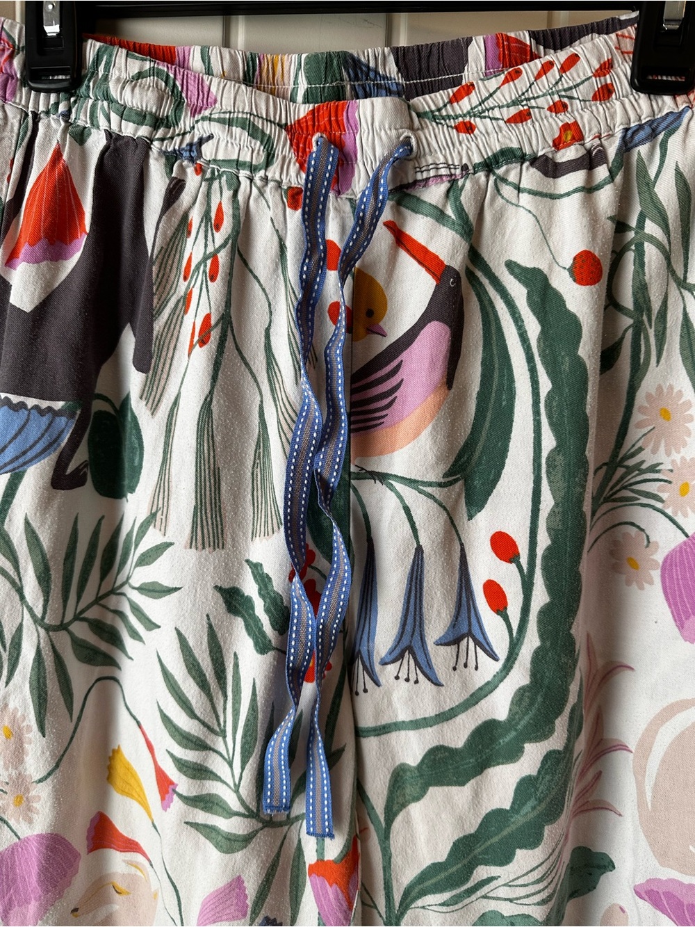 Megan Galante by Anthropologie Botanical Garden Floral Flannel Sleep Pants S - Picture 10 of 16